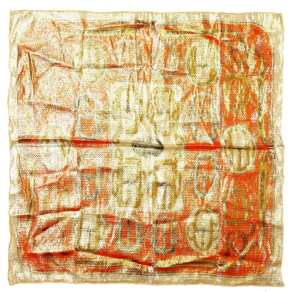 HERMES Orange Scarf - Picture 1 of 3